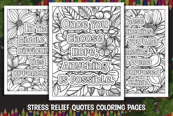 Download Stress Relief Coloring Pages - Premium Bundle