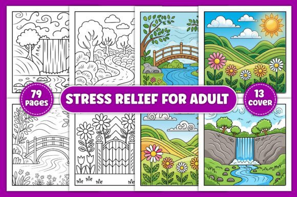 Download Bold Easy Stress Relief Coloring Pages - Premium Resources