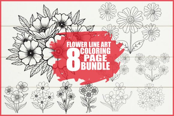 Download Floral Coloring Book for Adults Set - Floral Collection
