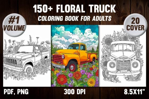 Download Floral Truck Coloring Pages - Floral Collection