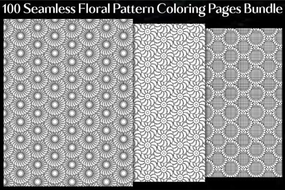 Download Seamless Floral Pattern Coloring Pages - Floral Collection