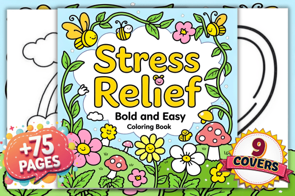 Download Bold &amp; Easy Stress Relief Coloring Pages - Stress relief coloring pages Collection