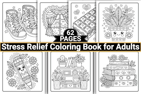 Download Stress Relief Coloring Pages for Adults - Premium Resources
