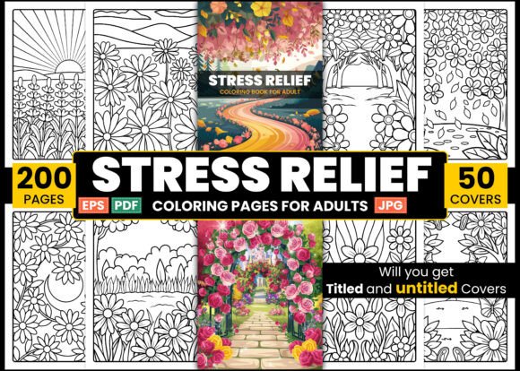 Download Stress Relief Coloring Book for Adult - Premium Resources